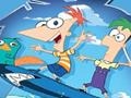 Phineas και Ferb για Snowboarding: Puzzles για να παίξετε online